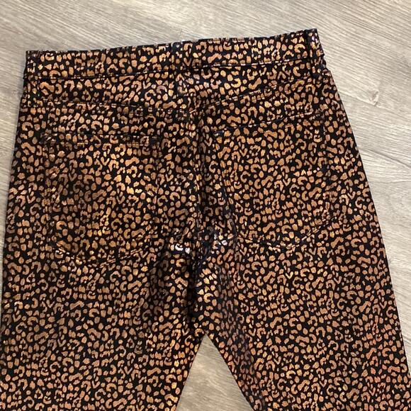 NWT Banana Republic Mid-Rise Skinny Stretch Leopard Ankle Pant / Jean - Picture 7 of 14